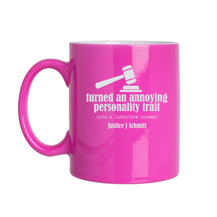 Turned An Annoying Personality Trait Into A Lucrative Career - Personalized 11oz Laser Engraved Mug