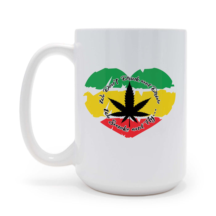 Smoke and Fly - 15oz Coffee Mug, May be Personalized