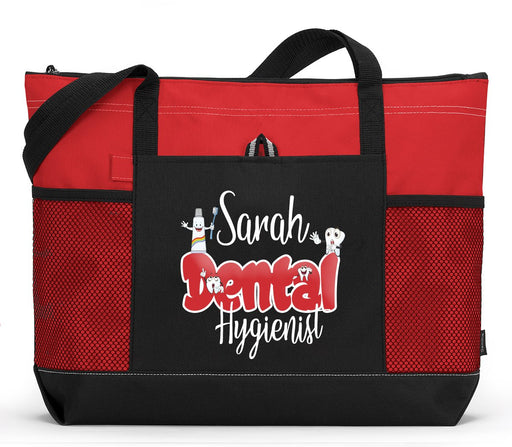 Dental Hygienist / Dental Assistant Personalized Tote Bag - Simply Custom Life