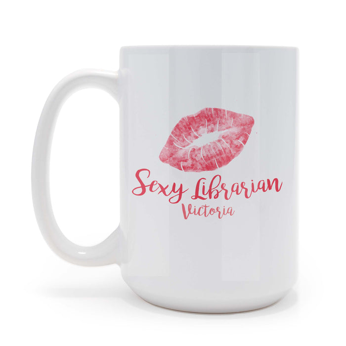 Sexy Librarian - 15 oz Ceramic Coffee Mug