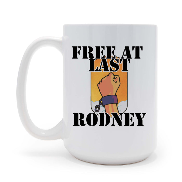 Personalized Free At Last - Divorce Humor - Printed 15oz Mug