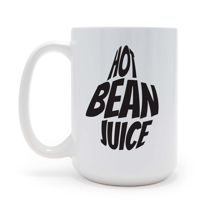 Hot Bean Juice Printed 15 oz Coffee Mug, May be Personalized