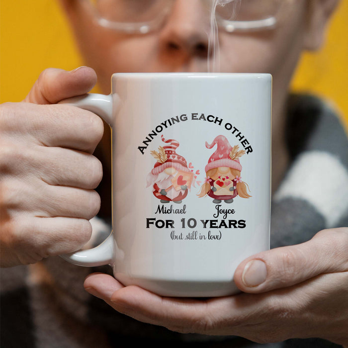 Personalized Annoying Each Other 15 oz Ceramic Coffee Mug, Valentine's Day, Anniversary