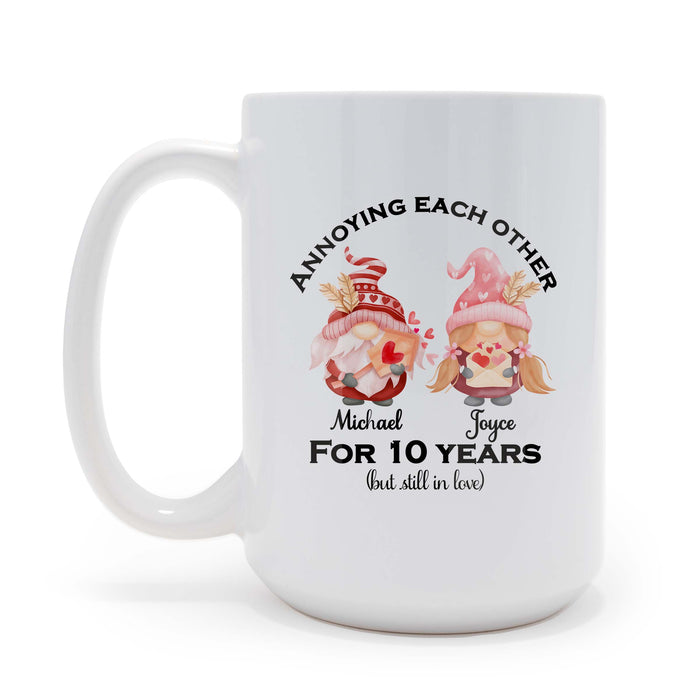 Personalized Annoying Each Other 15 oz Ceramic Coffee Mug, Valentine's Day, Anniversary