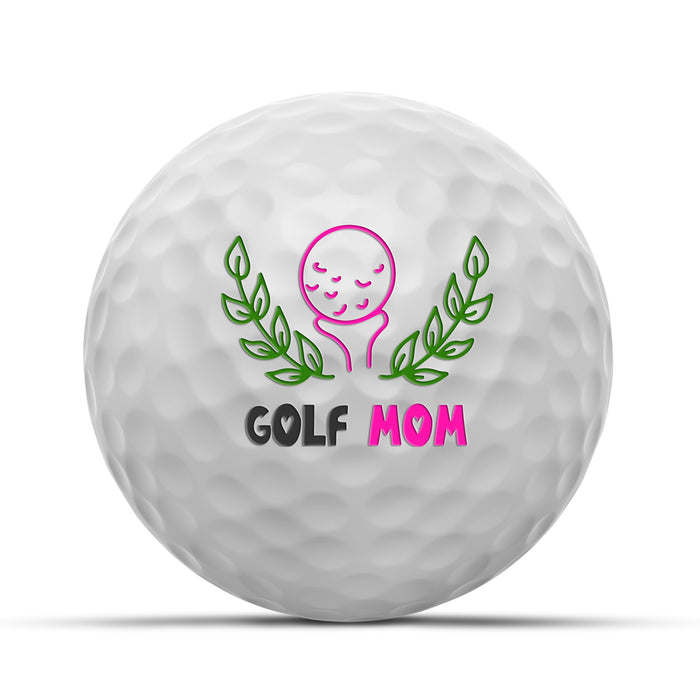 Golf Mom Personalized Golf Balls (Set of 3 Balls) - Simply Custom Life