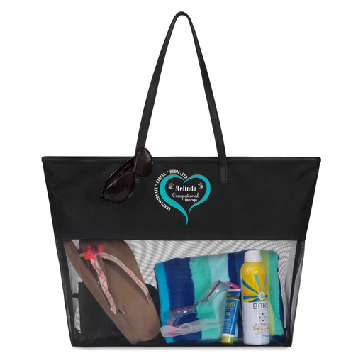 Occupational Therapy Personalized Printed Mesh Beach Tote - Simply Custom Life