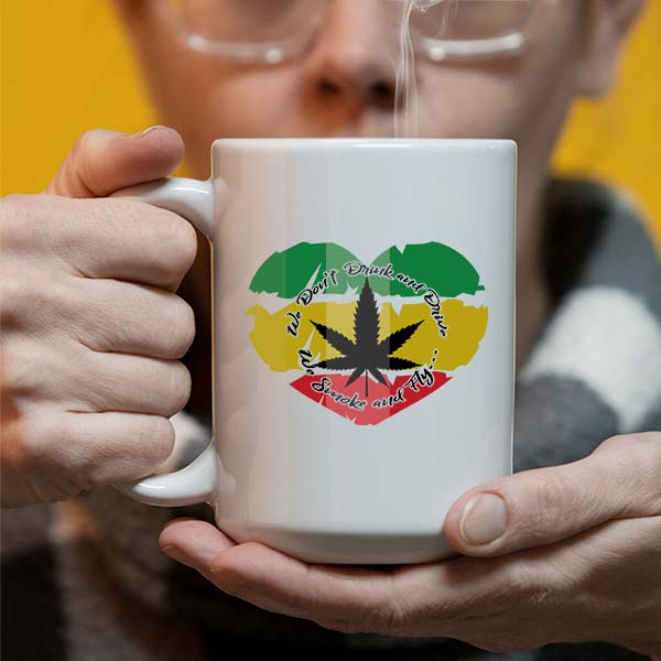Smoke and Fly - 15oz Coffee Mug, May be Personalized