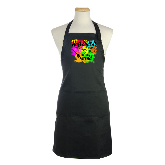 Hair Stylists Bring Color to the World Personalized Apron