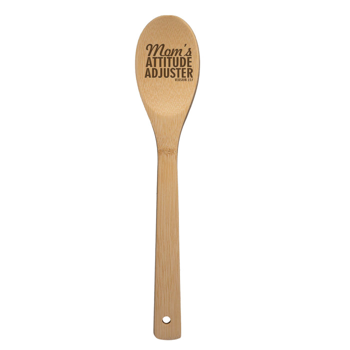 Mom's Attitude Adjuster Bamboo Kitchen Spoon