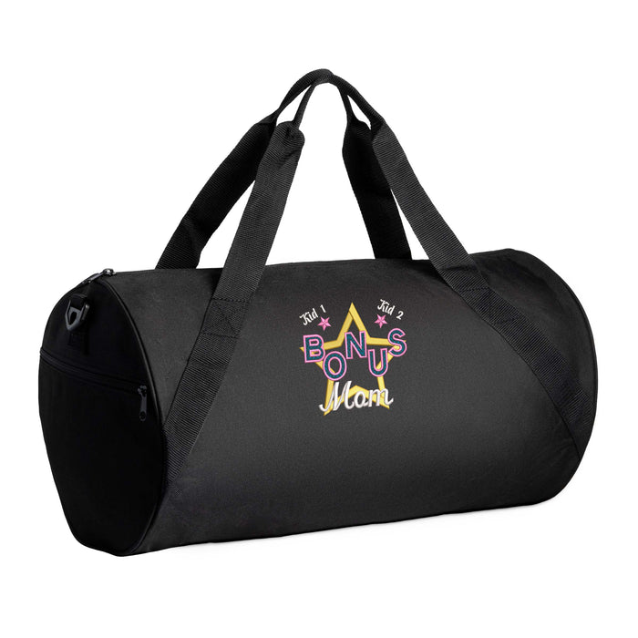 Personalized Bonus Mom Embroidered Duffel Bag, Gift for Mother's Day