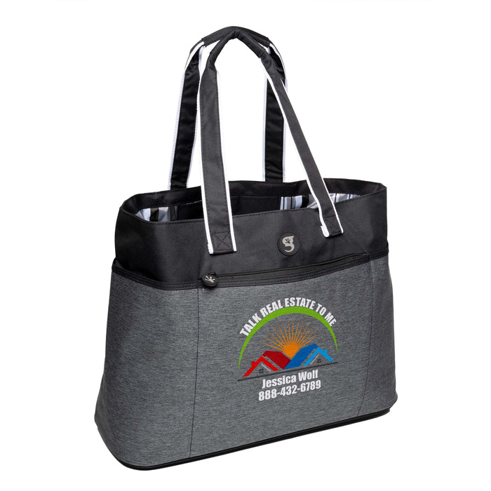 Talk Real Estate to Me #4162- Personalized Extra Large Tote Bag