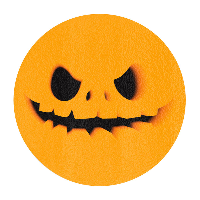Spooky Halloween Jack O Lantern - Tempered Glass Round Cutting Board