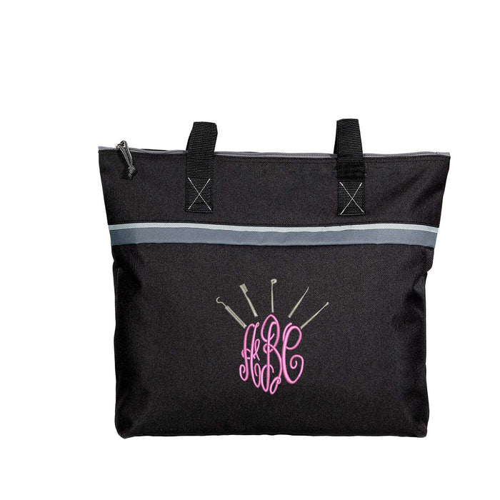 Personalized Dental Tote with Monogram and Tools for Hygienist or Assistant Printed Small Bag