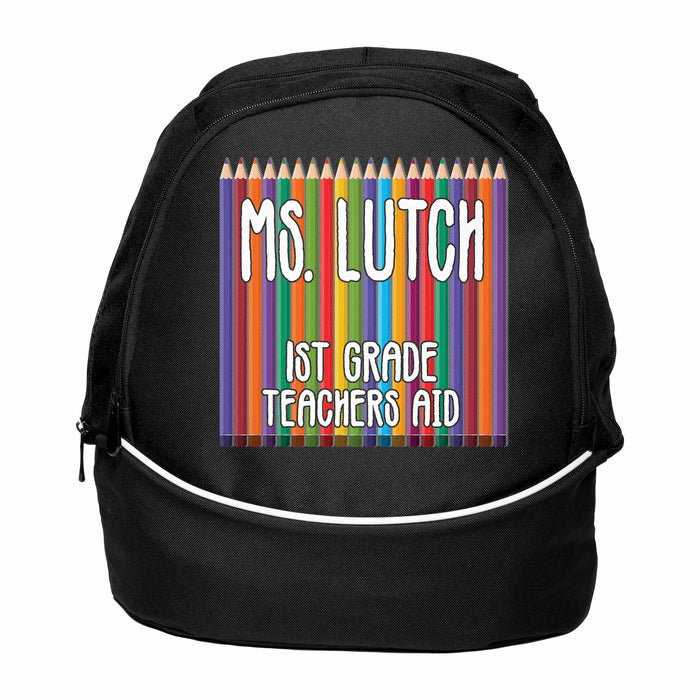 Teacher Colored Pencils - Custom Printed Backpack
