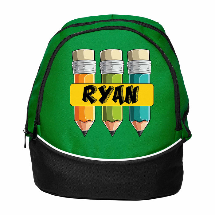 Personalized Boy Pencils - Custom Printed Backpack