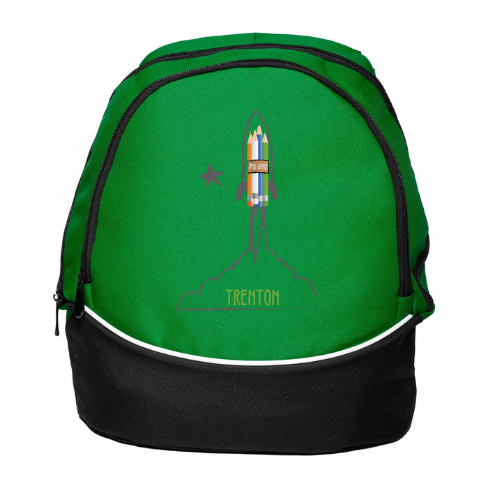 Personalized Blast Off - Custom Printed Backpack, Back to School