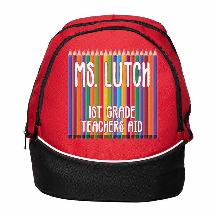 Teacher Colored Pencils - Custom Printed Backpack