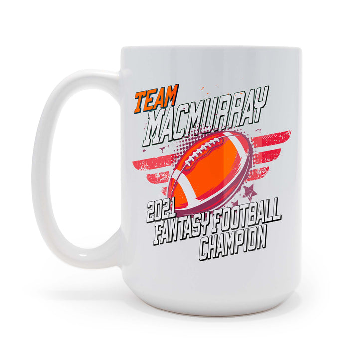 Team Football 15 oz Coffee Mug