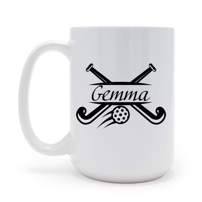 Personalized Field Hockey - 15oz Coffee Mug