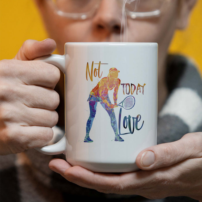 Personalized Not Today Love 15 oz Ceramic Coffee Mug