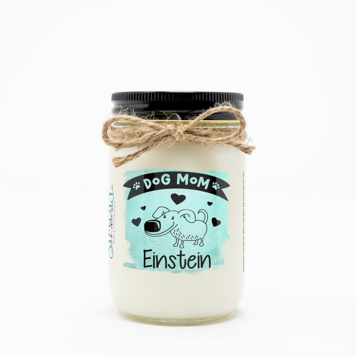 Personalized Dog Mom Hand Poured Soy Candle, Mother's Day, Gift for Mom