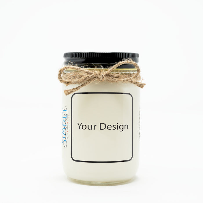 Design Your Own Personalized Hand Poured Soy Candle, Housewarming, Appreciation, Gift for Her, Gift for Him