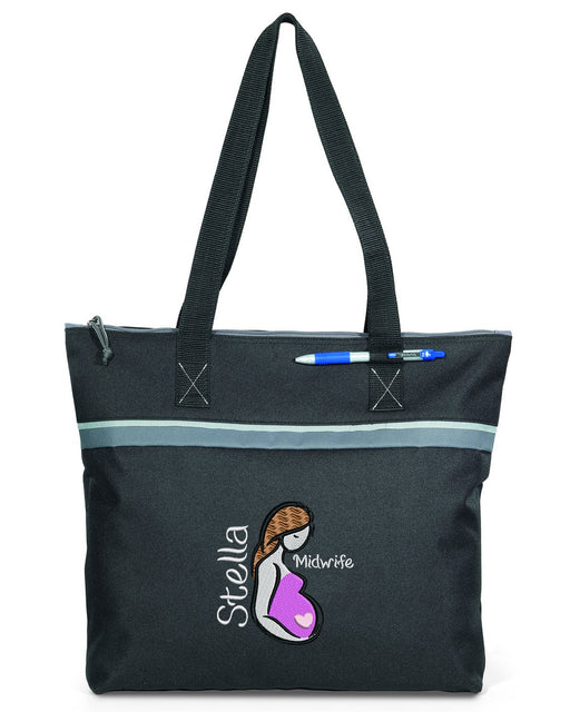 Simply Custom Life Small Beach Tote Midwife Doula NICU PICU L&D Personalized Small Travel Tote - Custom Printed for Nurse